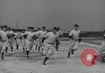 Image of NY Yankees and NY Giants in baseball spring training Atlantic City New Jersey USA, 1944, second 9 stock footage video 65675071249