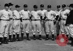 Image of NY Yankees and NY Giants in baseball spring training Atlantic City New Jersey USA, 1944, second 19 stock footage video 65675071249