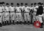 Image of NY Yankees and NY Giants in baseball spring training Atlantic City New Jersey USA, 1944, second 20 stock footage video 65675071249