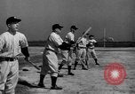 Image of NY Yankees and NY Giants in baseball spring training Atlantic City New Jersey USA, 1944, second 33 stock footage video 65675071249