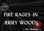 Image of forest fire New Jersey United States USA, 1944, second 4 stock footage video 65675071254