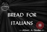 Image of bread supplied to Italian citizens in World War 2 Italy, 1944, second 3 stock footage video 65675071256