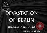 Image ruines Berlin Allemagne, 1944, de la seconde 1 séquences d'archives historiques vidéo 65675071259