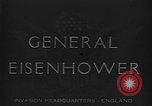 Standbild Dwight D Eisenhower Vereinigtes Königreich, 1944, aus Sekunde 1 historischem Filmmaterial Videoclip 65675071260