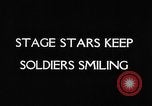 Standbild Bühne stars United States USA, 1942, aus Sekunde 3 historischem Filmmaterial Videoclip 65675071270