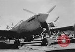 Image of Curtiss P-40L aircraft Atlantic Ocean, 1943, second 12 stock footage video 65675071272