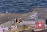 Standbild US Navy Squadron VF-16 an Bord der USS Lexington (CV-16) Pazifik, 1944, aus Sekunde 5 historischem Filmmaterial Videoclip 65675071281