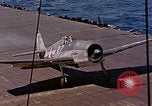 Standbild US Navy Squadron VF-16 an Bord der USS Lexington (CV-16) Pazifik, 1944, aus Sekunde 9 historischem Filmmaterial Videoclip 65675071281