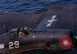 Standbild US Navy Squadron VF-16 an Bord der USS Lexington (CV-16) Pazifik, 1944, aus Sekunde 20 historischem Filmmaterial Videoclip 65675071281