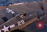 Standbild US Navy Squadron VF-16 an Bord der USS Lexington (CV-16) Pazifik, 1944, aus Sekunde 23 historischem Filmmaterial Videoclip 65675071281
