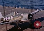 Standbild US Navy Squadron VF-16 an Bord der USS Lexington (CV-16) Pazifik, 1944, aus Sekunde 27 historischem Filmmaterial Videoclip 65675071281