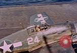 Standbild US Navy Squadron VF-16 an Bord der USS Lexington (CV-16) Pazifik, 1944, aus Sekunde 30 historischem Filmmaterial Videoclip 65675071281