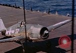 Standbild US Navy Squadron VF-16 an Bord der USS Lexington (CV-16) Pazifik, 1944, aus Sekunde 34 historischem Filmmaterial Videoclip 65675071281