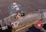 Standbild US Navy Squadron VF-16 an Bord der USS Lexington (CV-16) Pazifik, 1944, aus Sekunde 41 historischem Filmmaterial Videoclip 65675071281