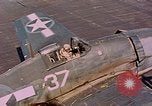 Standbild US Navy Squadron VF-16 an Bord der USS Lexington (CV-16) Pazifik, 1944, aus Sekunde 42 historischem Filmmaterial Videoclip 65675071281