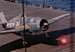 Standbild US Navy Squadron VF-16 an Bord der USS Lexington (CV-16) Pazifik, 1944, aus Sekunde 44 historischem Filmmaterial Videoclip 65675071281