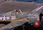 Standbild US Navy Squadron VF-16 an Bord der USS Lexington (CV-16) Pazifik, 1944, aus Sekunde 46 historischem Filmmaterial Videoclip 65675071281