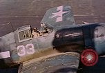 Standbild US Navy Squadron VF-16 an Bord der USS Lexington (CV-16) Pazifik, 1944, aus Sekunde 48 historischem Filmmaterial Videoclip 65675071281