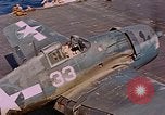 Standbild US Navy Squadron VF-16 an Bord der USS Lexington (CV-16) Pazifik, 1944, aus Sekunde 51 historischem Filmmaterial Videoclip 65675071281