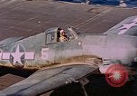 Standbild US Navy Squadron VF-16 an Bord der USS Lexington (CV-16) Pazifik, 1944, aus Sekunde 56 historischem Filmmaterial Videoclip 65675071281