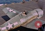 Standbild US Navy Squadron VF-16 an Bord der USS Lexington (CV-16) Pazifik, 1944, aus Sekunde 61 historischem Filmmaterial Videoclip 65675071281