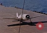 Standbild US Navy Squadron VF-16 an Bord der USS Lexington (CV-16) Pazifik, 1944, aus Sekunde 62 historischem Filmmaterial Videoclip 65675071281