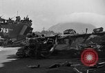 Image of beachhead activities Iwo Jima, 1945, second 49 stock footage video 65675071351