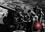 Image of invasion fleet Iwo Jima, 1945, second 4 stock footage video 65675071357