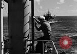 Image of invasion fleet Iwo Jima, 1945, second 57 stock footage video 65675071357