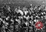 Image of Benito Mussolini and entourage on Horseback Italy, 1925, second 6 stock footage video 65675071385