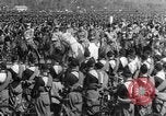 Image of Benito Mussolini and entourage on Horseback Italy, 1925, second 8 stock footage video 65675071385