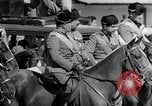 Image of Benito Mussolini and entourage on Horseback Italy, 1925, second 42 stock footage video 65675071385