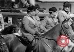 Image of Benito Mussolini and entourage on Horseback Italy, 1925, second 45 stock footage video 65675071385