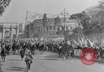 Image of Benito Mussolini and entourage on Horseback Italy, 1925, second 52 stock footage video 65675071385