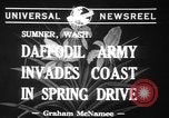 Standbild Narzissen Sumner Washington USA, 1941, aus Sekunde 4 historischem Filmmaterial Videoclip 65675071394