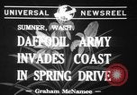 Standbild Narzissen Sumner Washington USA, 1941, aus Sekunde 5 historischem Filmmaterial Videoclip 65675071394
