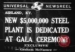 Immagine di Impianto siderurgico Ashland Kentucky USA, 1941, secondo 5 filmato di repertorio 65675071398