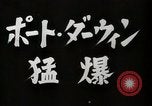 Standbild Japanische Bombe Darwin Australien Darwin Australien, 1942, aus Sekunde 6 historischem Filmmaterial Videoclip 65675071422