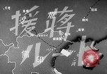 Standbild animierte Karte zeigt die Pfade der japanischen Besatzung Hanoi französischen Indochina, 1940, aus Sekunde 13 historischem Filmmaterial Videoclip 65675071426