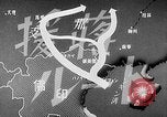 Standbild animierte Karte zeigt die Pfade der japanischen Besatzung Hanoi französischen Indochina, 1940, aus Sekunde 16 historischem Filmmaterial Videoclip 65675071426