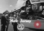 Image of Marilyn Rich stunt on rings New York City USA, 1951, second 3 stock footage video 65675071433