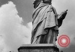 Image of Marilyn Rich stunt on rings New York City USA, 1951, second 41 stock footage video 65675071433