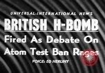 Image British bombe à hydrogène l'île Christmas, 1957, de la seconde 17 séquences d'archives historiques vidéo 65675071458