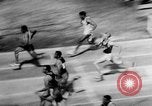 Image of track sports Compton California USA, 1957, second 13 stock footage video 65675071465