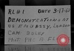 Image of demonstrations against Vietnam War London England United Kingdom, 1968, second 3 stock footage video 65675071476