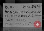 Image of demonstrations against Vietnam War London England United Kingdom, 1968, second 4 stock footage video 65675071476