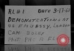 Image of demonstrations against Vietnam War London England United Kingdom, 1968, second 5 stock footage video 65675071476