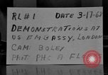 Image of demonstrations against Vietnam War London England United Kingdom, 1968, second 7 stock footage video 65675071476