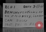 Image of demonstrations against Vietnam War London England United Kingdom, 1968, second 8 stock footage video 65675071476