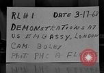 Image of demonstrations against Vietnam War London England United Kingdom, 1968, second 10 stock footage video 65675071476